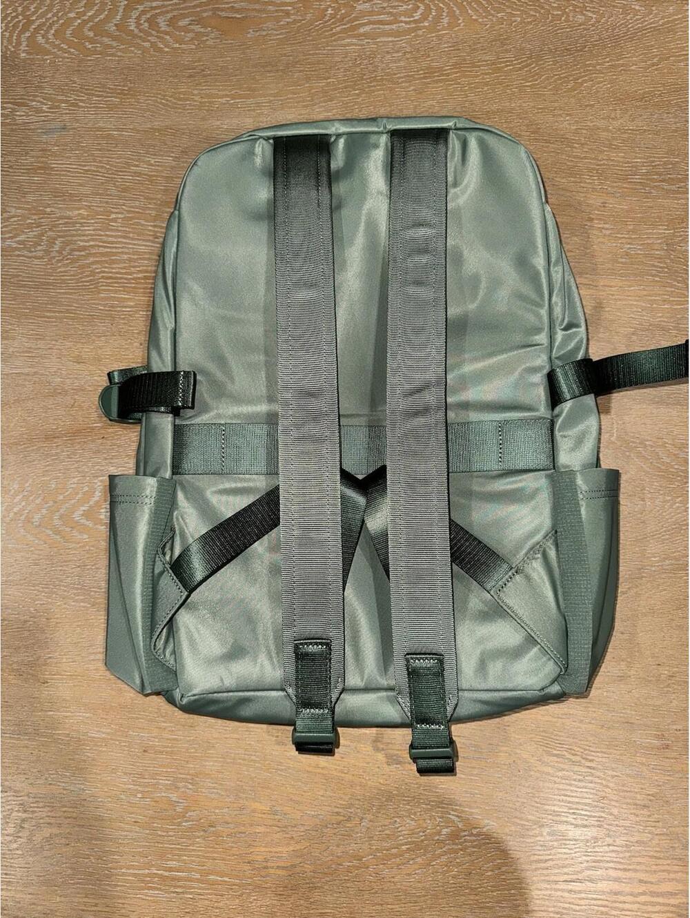 Lululemon New Crew Backpack 22L Laptop Pocket Grey Eucalyptus NWT - Picture 8 of 8